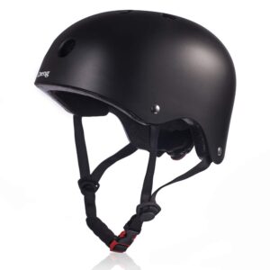 Casco Patines Patinete y Skate Oxelo MF500 Negro
